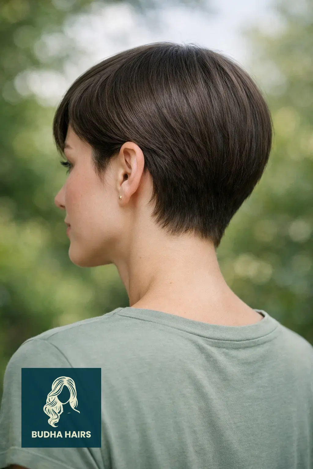 30 Straight Hairstyles That Look Sleek and Stylish 8 Tucked-Behind-the-Ears Straight Pixie