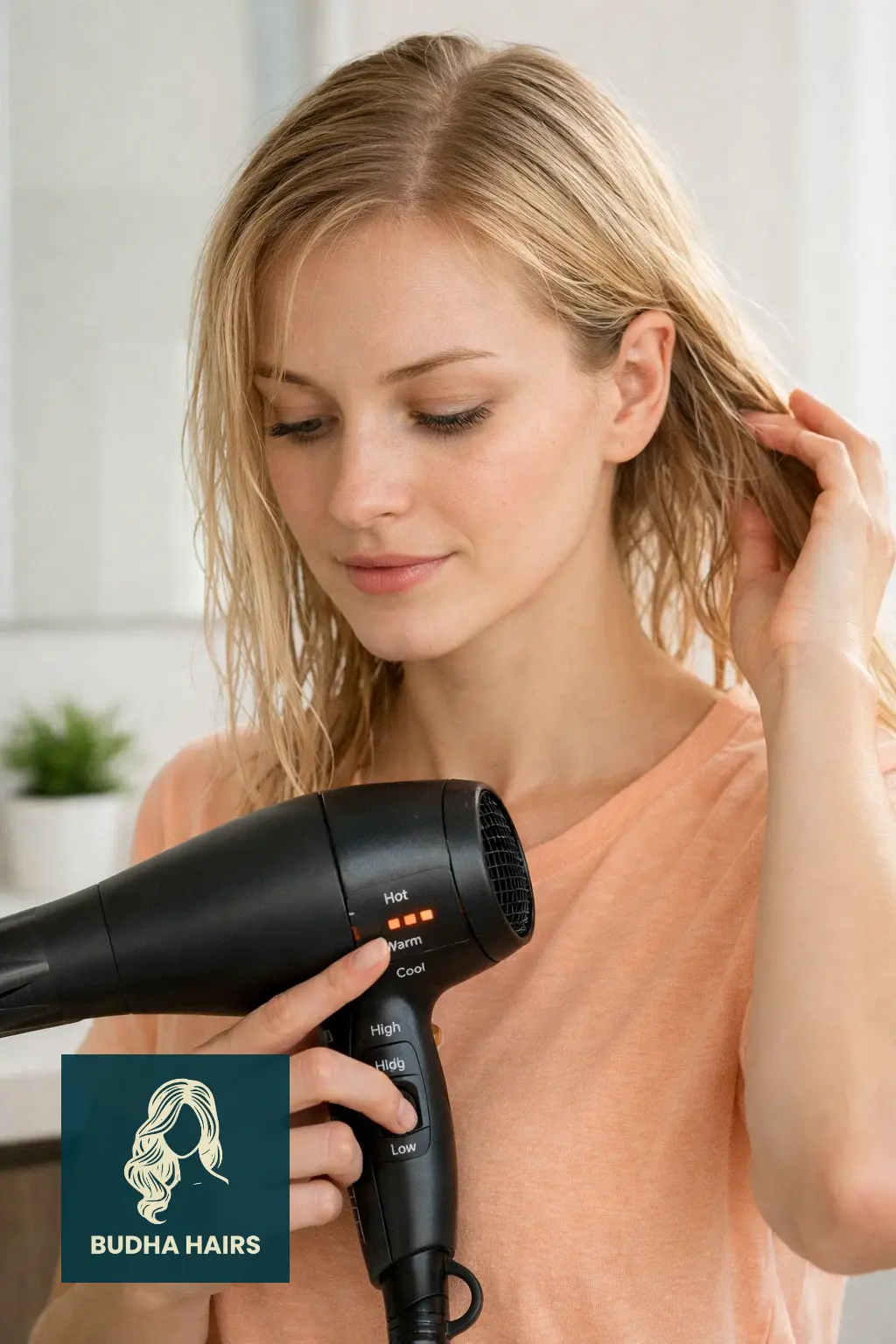 10 Steps on How to Fix Damaged Thin Hair (Expert Routine) 4 Turn Down the Heat (Temperature Control)