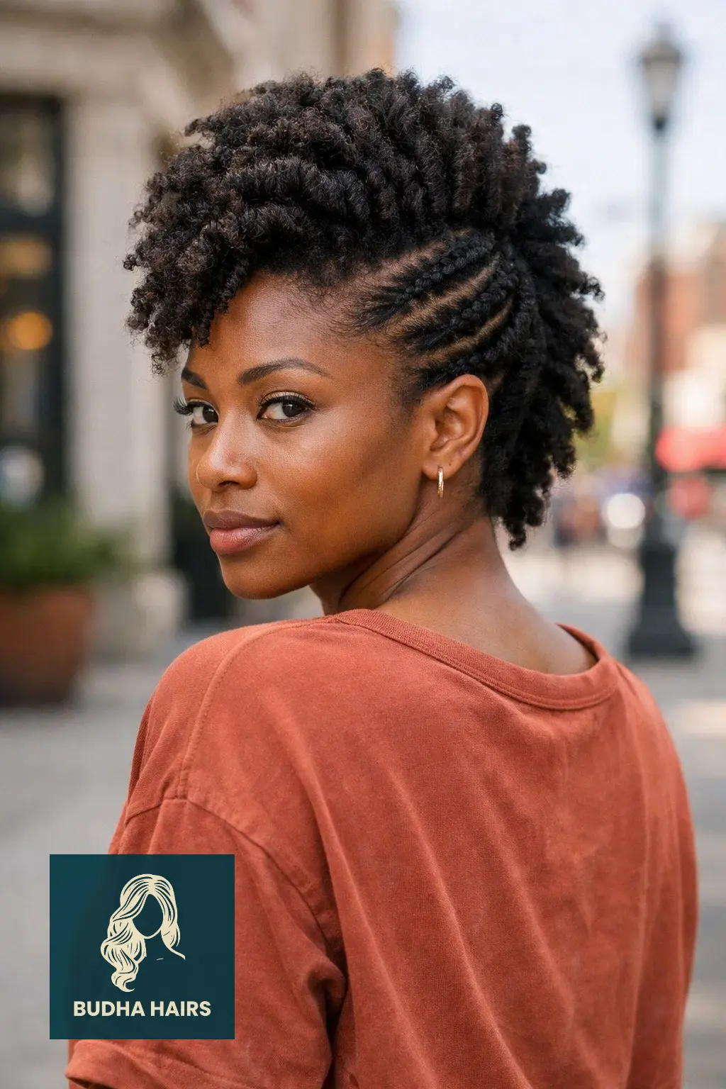 30 Chic Elegant Hairstyles for Black Women That Exude Confidence 27 Twisted Mohawk (Frohawk)