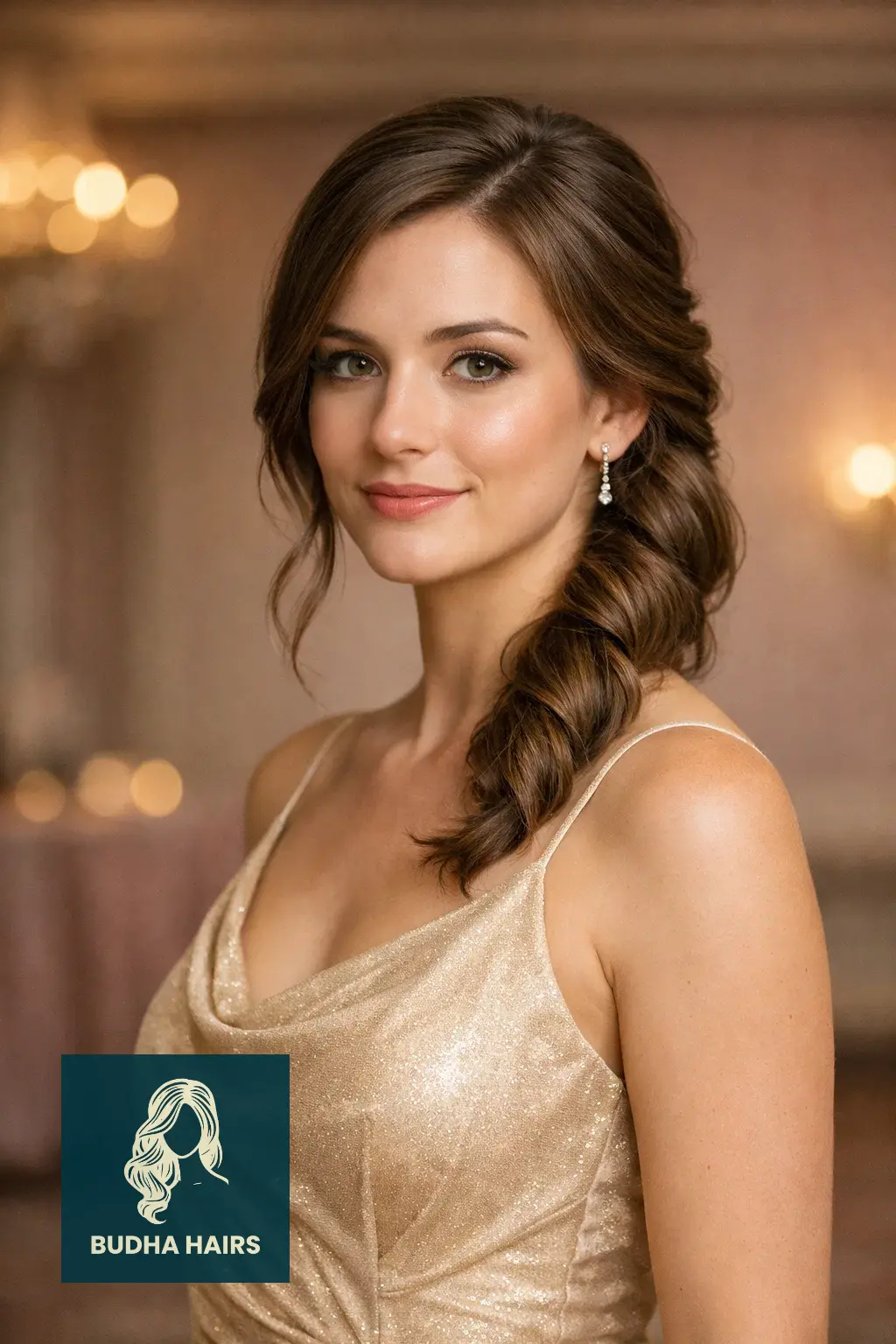 30 Stunning Prom Hairstyles for Medium Length Hair (2026 Trends) 7 Twisted Side Ponytail