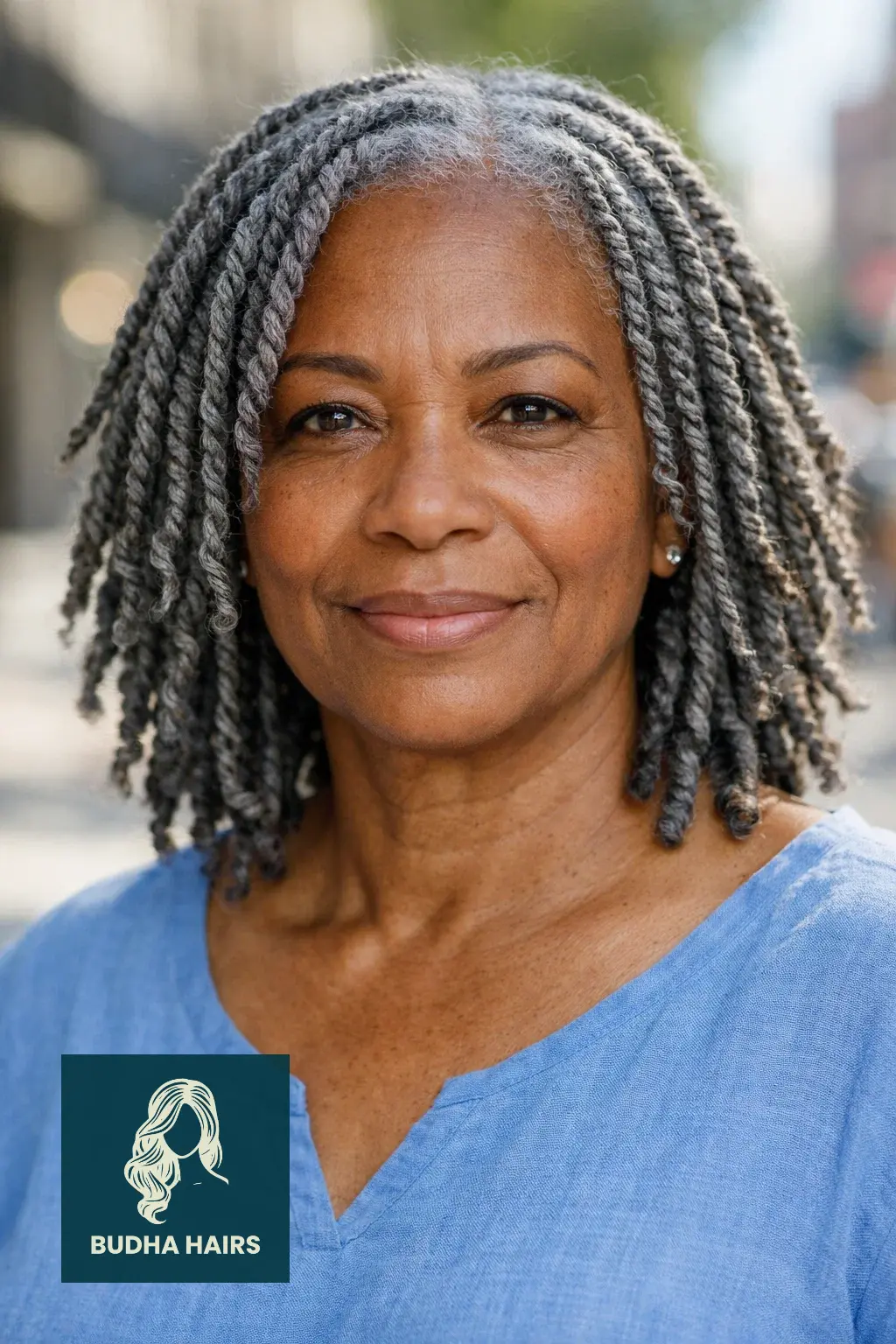 30 Stunning Hairstyles for Older Black Women with Gray Hair You’ll Love 9 Two-Strand Twists on Natural Gray Hair