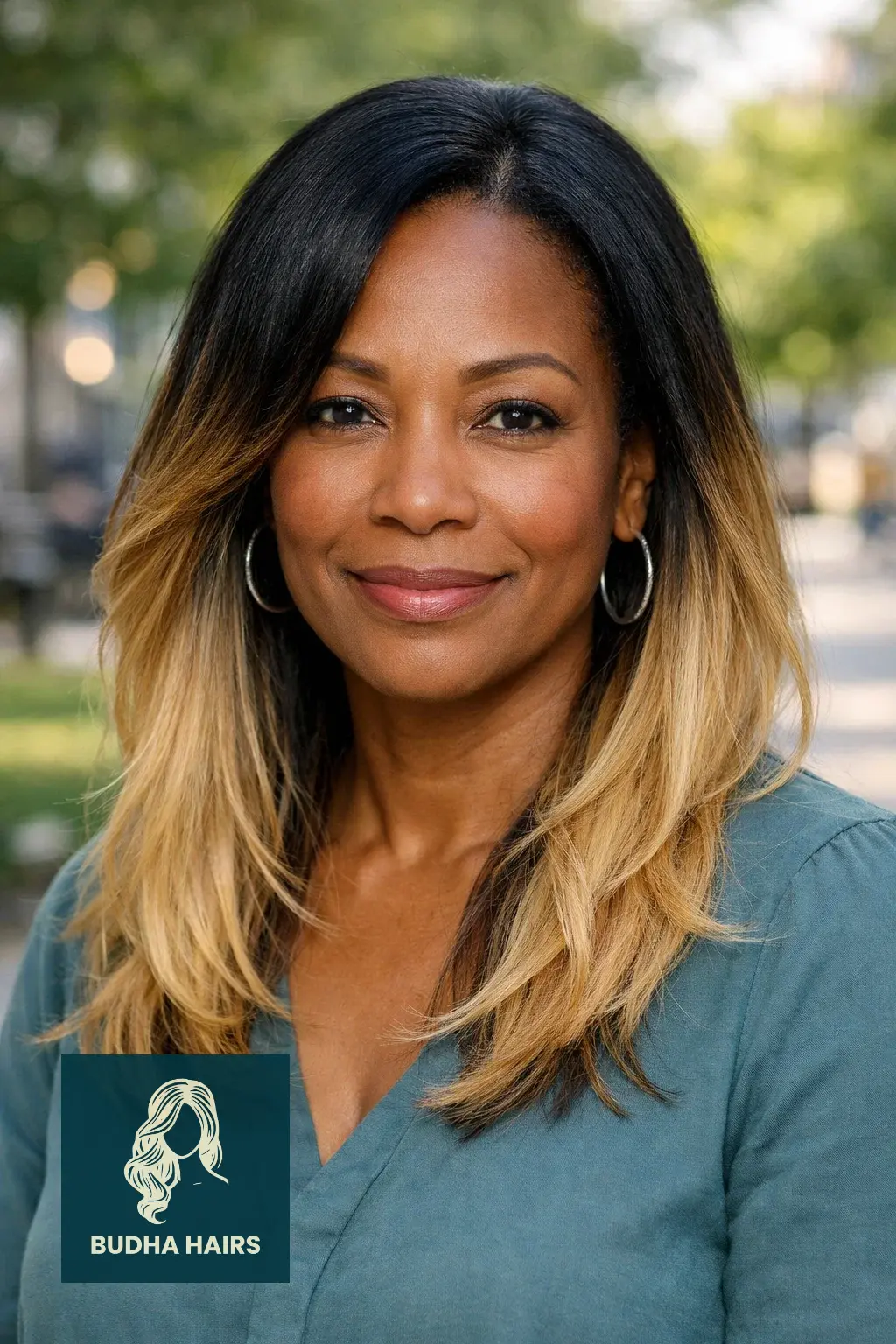 35 Beautiful Weave Hairstyles for Older Black Women That Look Timeless 33 Two-Tone Weave (Dark Roots, Lighter Ends)