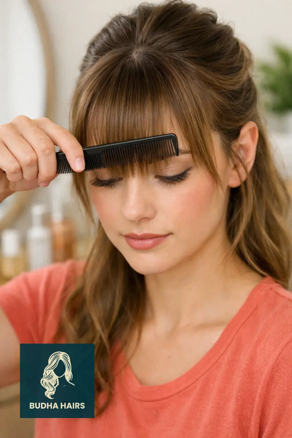 How to Keep Bangs from Splitting: 15 Expert Styling Tips 4 Use a Fine-Tooth Comb for Tension