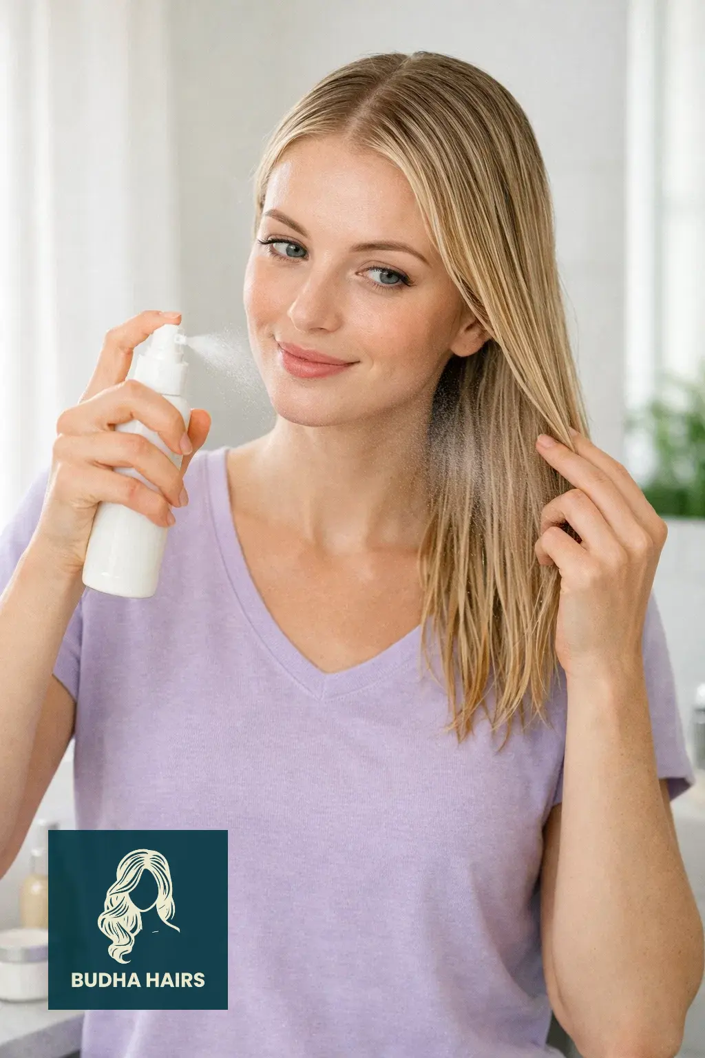 10 Steps on How to Fix Damaged Thin Hair (Expert Routine) 8 Use a Heat Protectant Spray (No Creams)