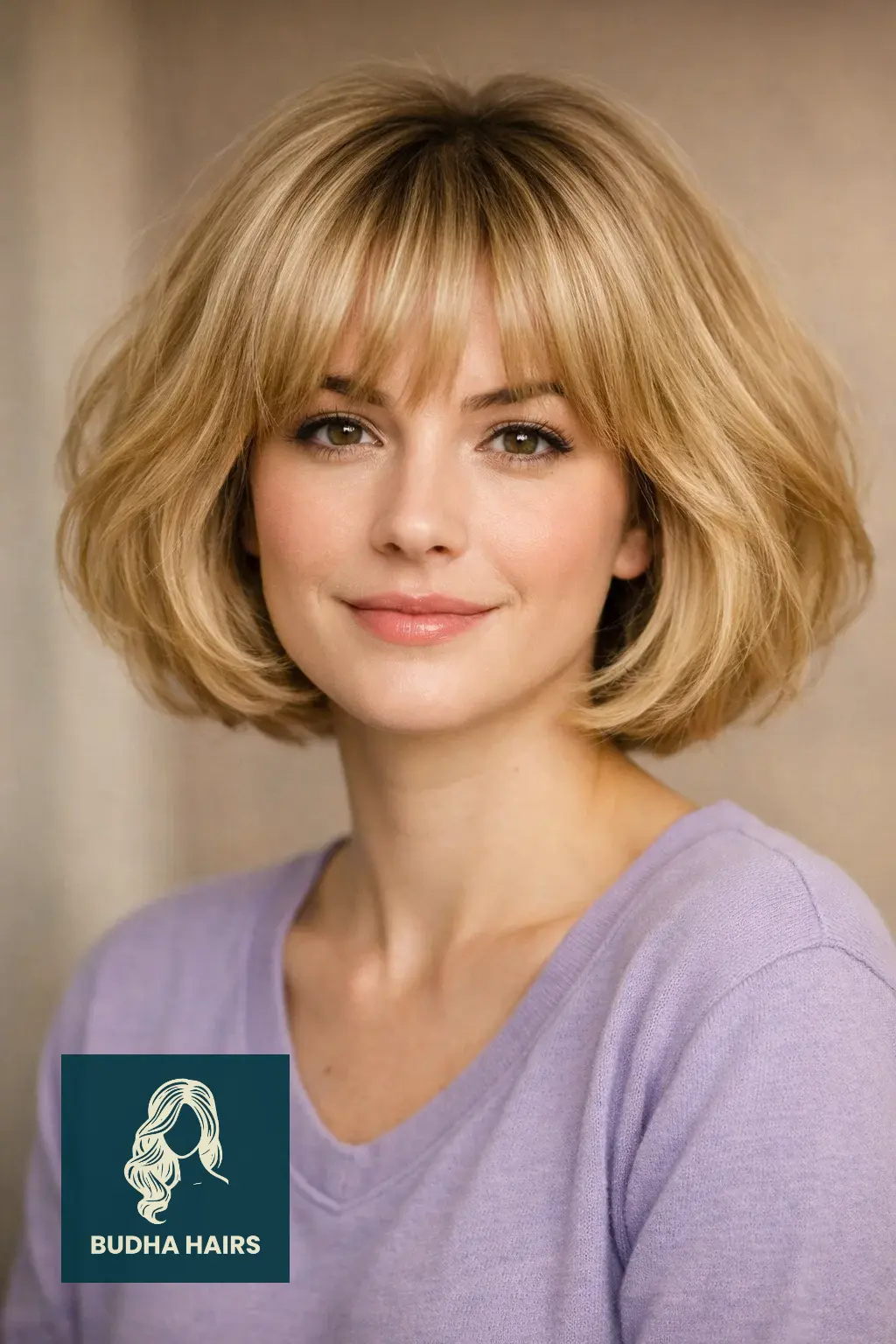 35 Best Bob Hairstyles with Bangs to Try Now 28 Voluminous Bubble Bob with Air Bangs