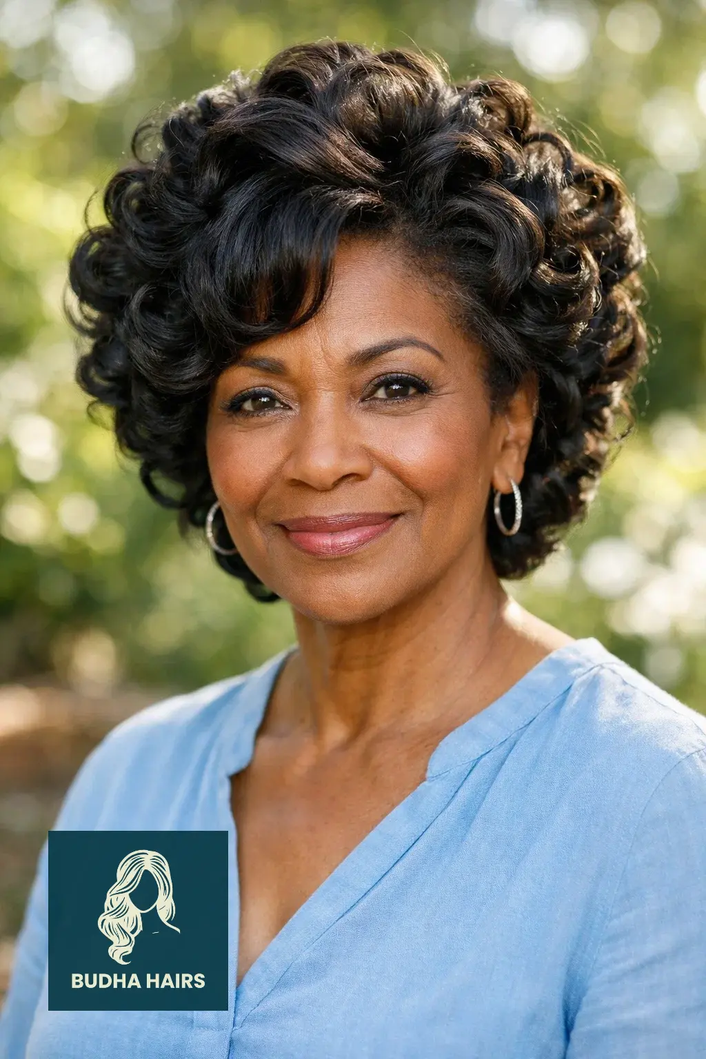 25 Easy and Elegant Updo Hairstyles for Older Black Women 13 Voluminous Pinned Curls