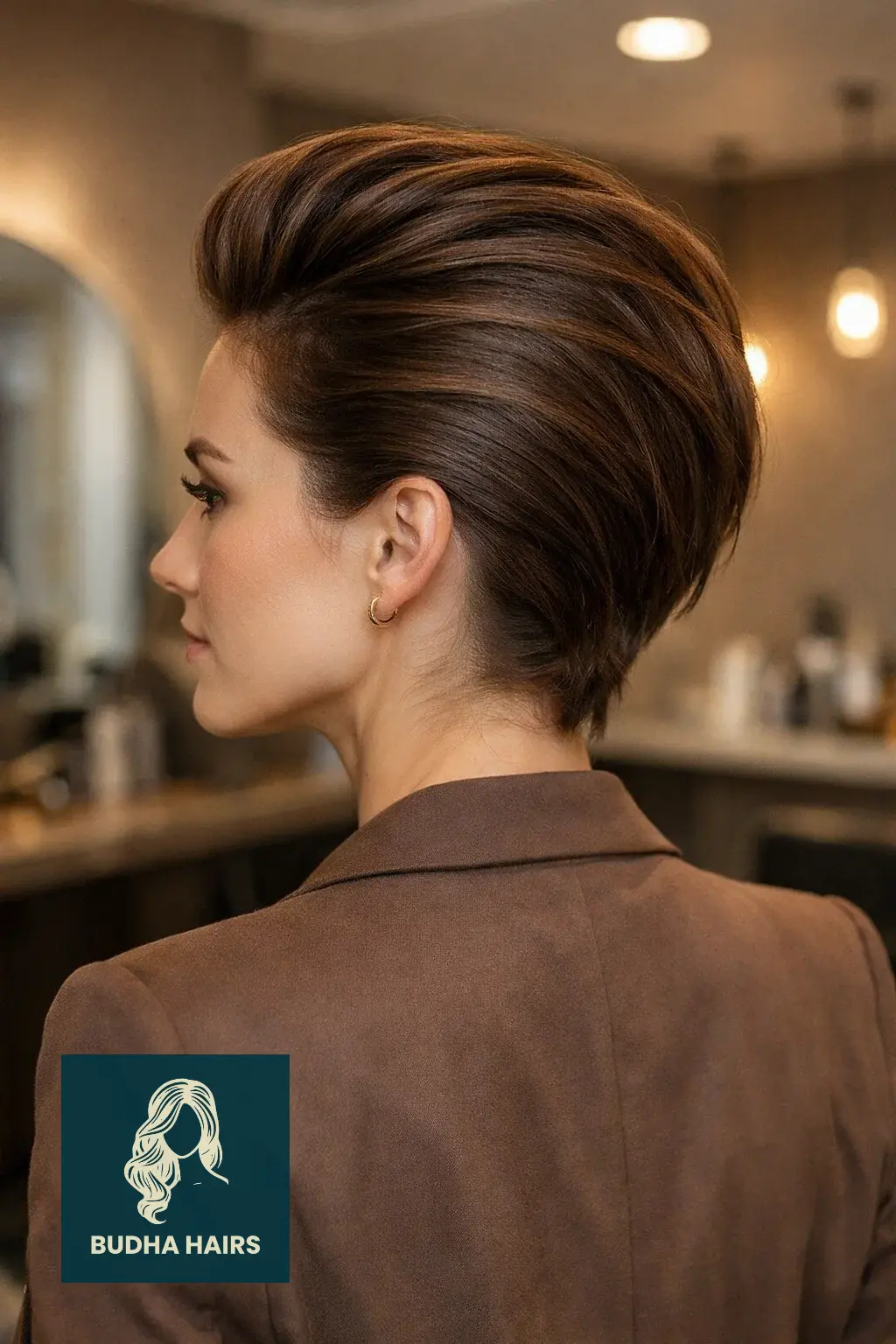 25 Slick Back Hairstyles That Look Sleek and Modern 4 Voluminous Push Back (Pompadour Stylle)