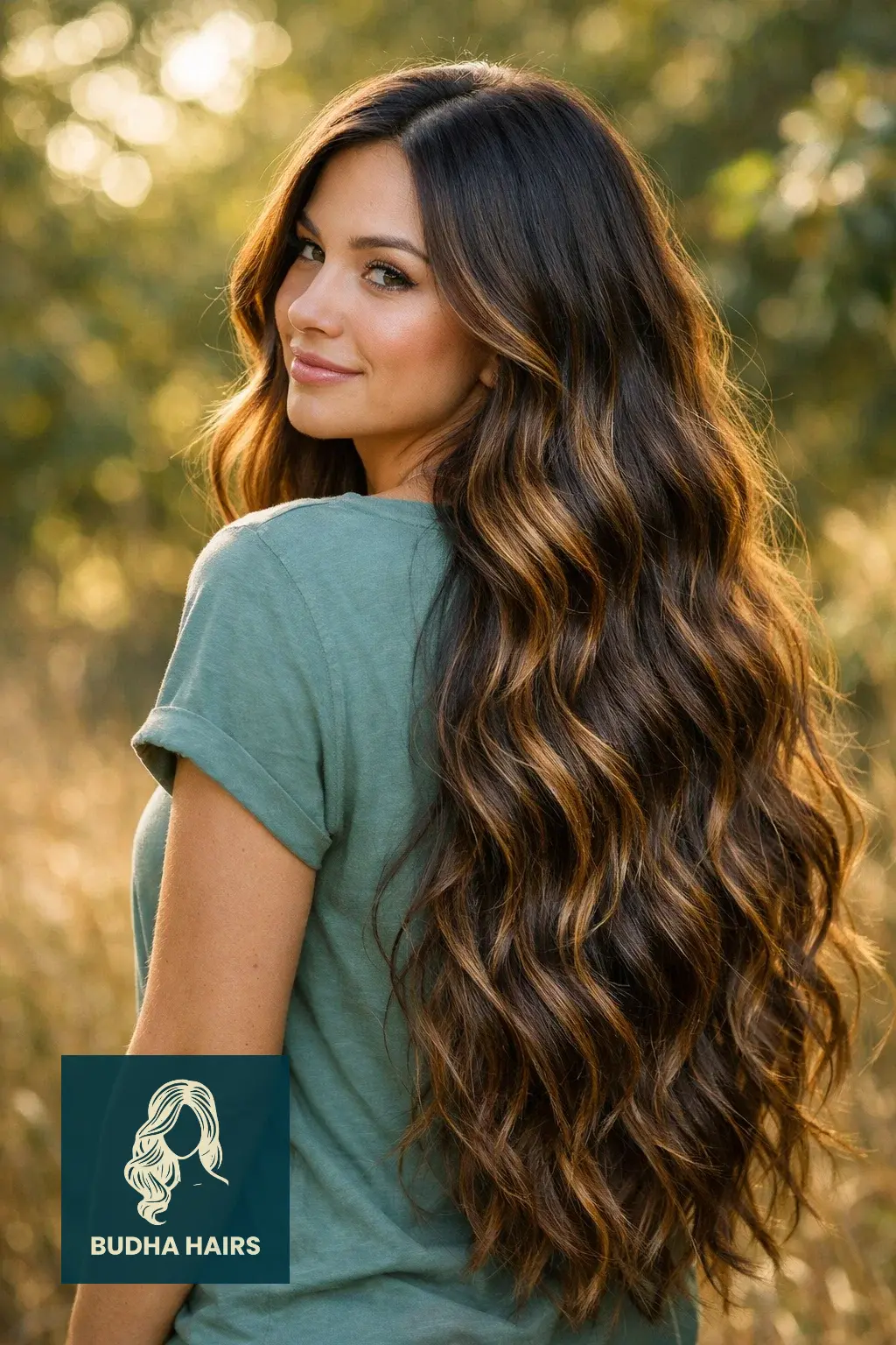 25 Must-Try Honey Blonde Balayage on Dark Hair Styles 23 Waist-Length Mermaid Waves