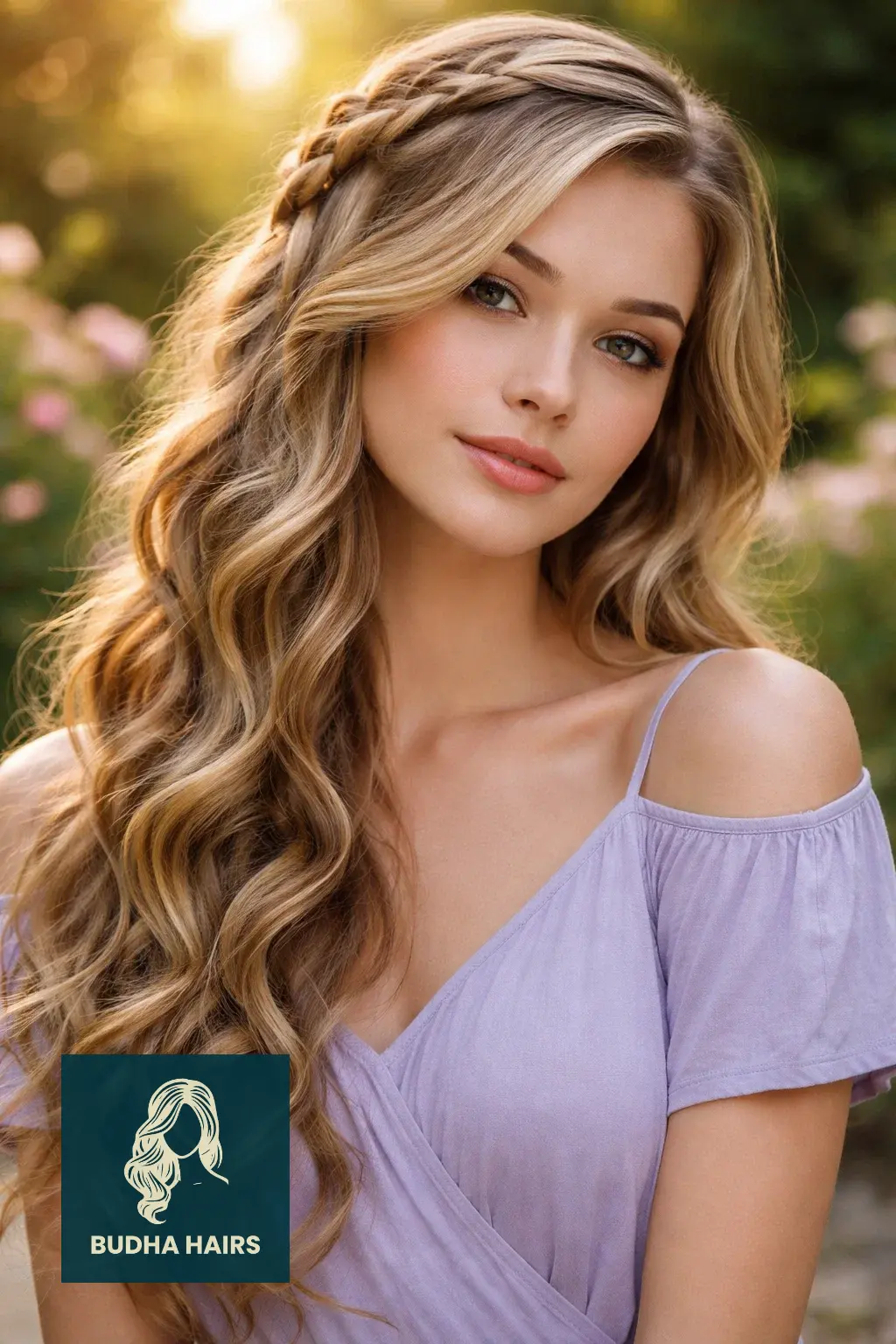 30 Bridal Shower Hairstyles for the Bride That Look Stunning 9 Waterfall Braid with Cascading Curls