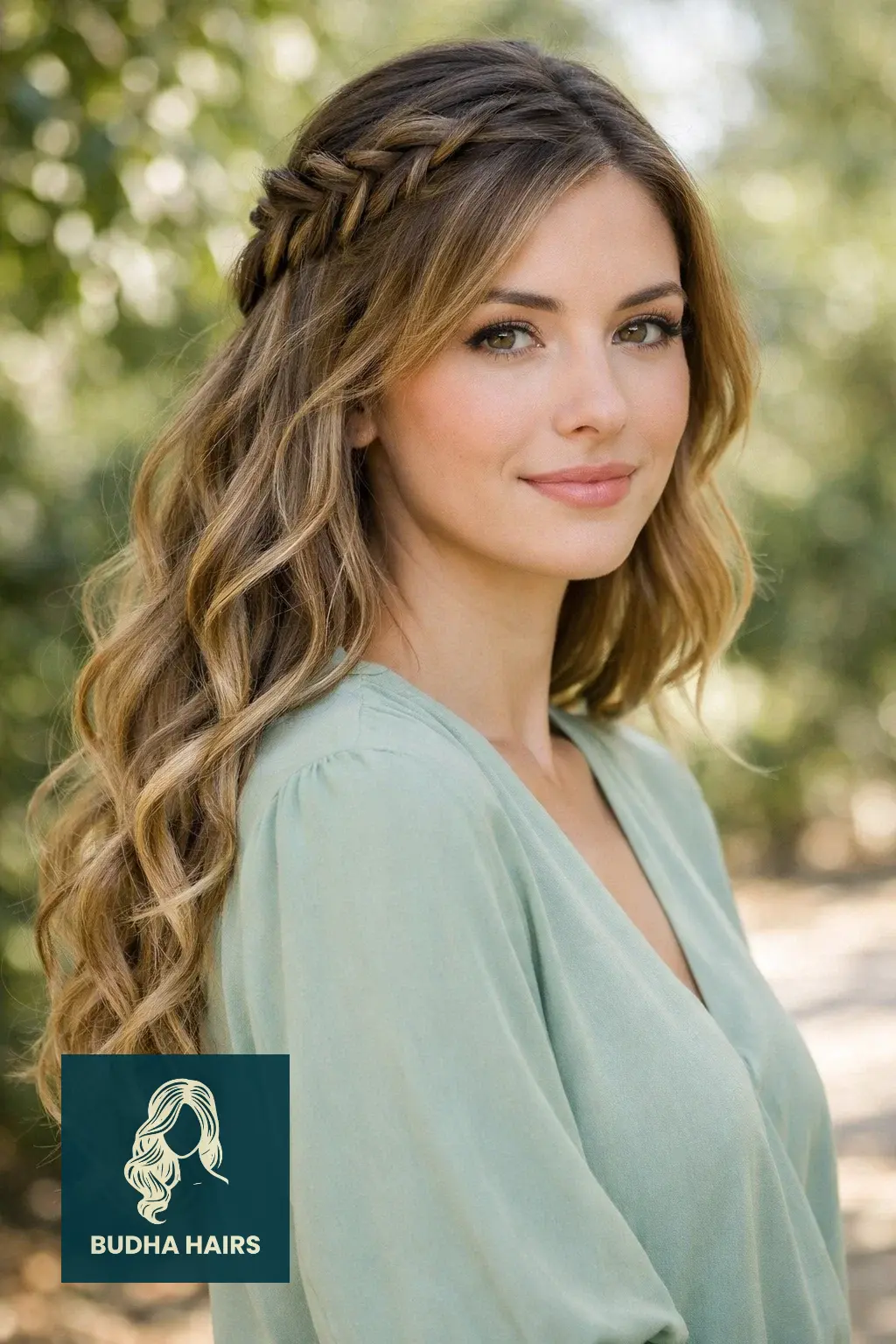 30 Elegant Hairstyles for Long Hair: Stunning Trends for 2026 7 Waterfall Braid with Curls