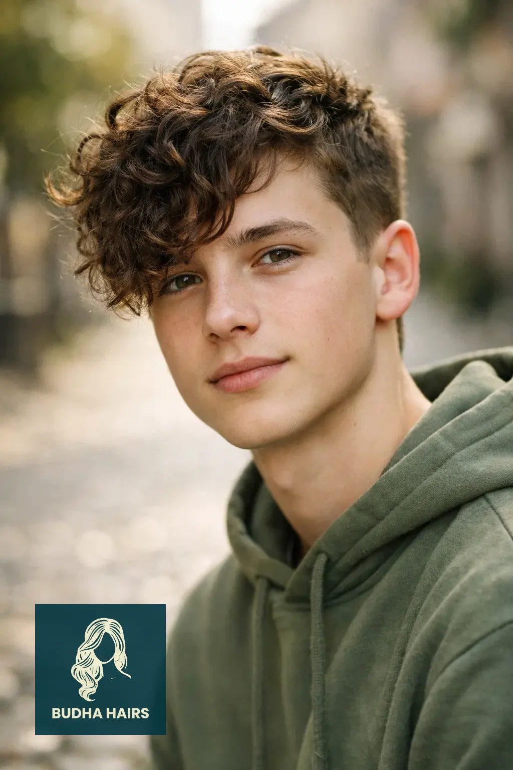 35 Cool Haircuts For Boys With Curly Hair That Show Off Texture 9 Asymmetrical Curly Fringe