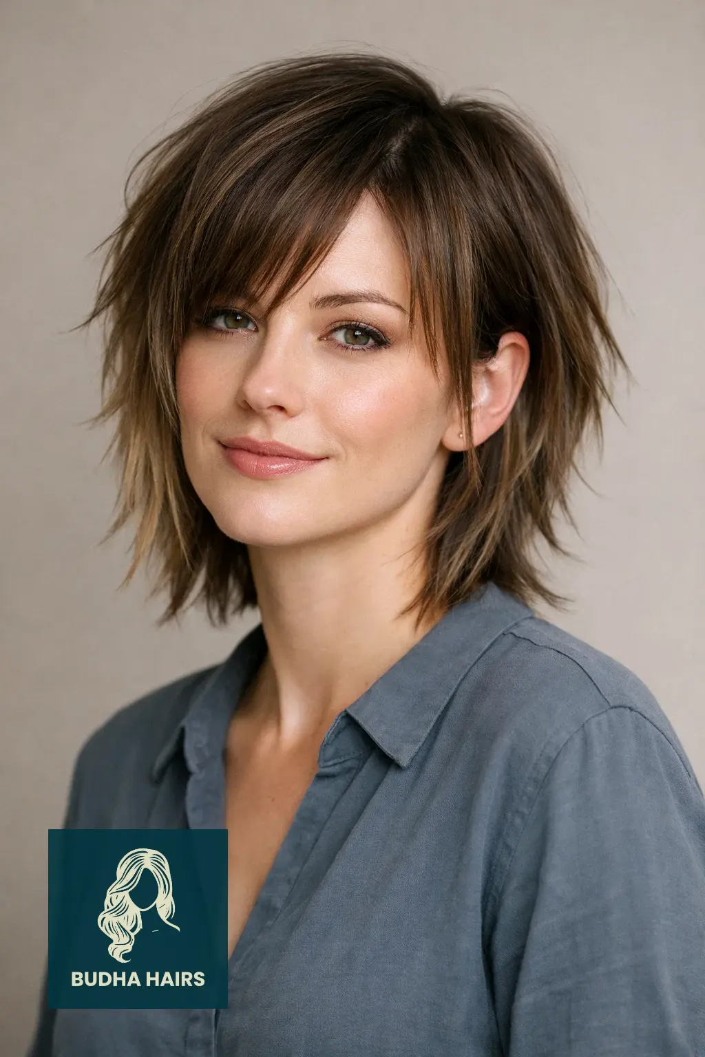 40 Best Medium Shag Haircuts: The Ultimate Guide to Texture & Volume 26 Asymmetrical Medium Shag