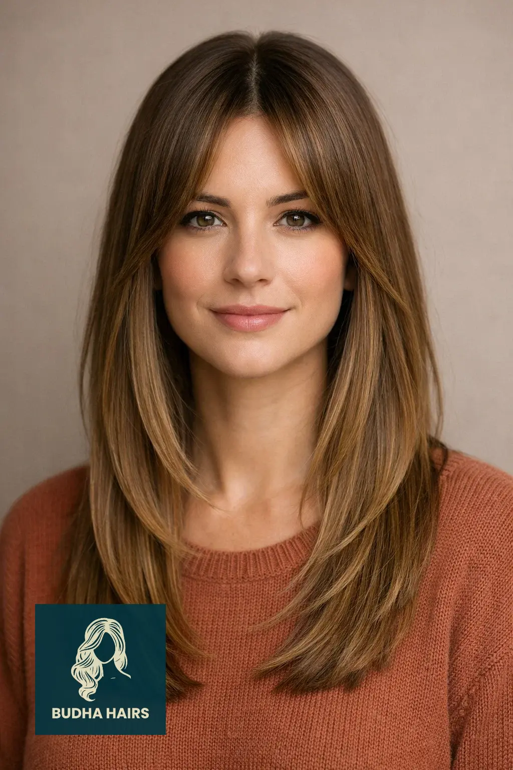 30 Trendy Long Layers with Face Framing Pieces You’ll Love 5 Blunt-End Long Layers with "Curtain" Pieces