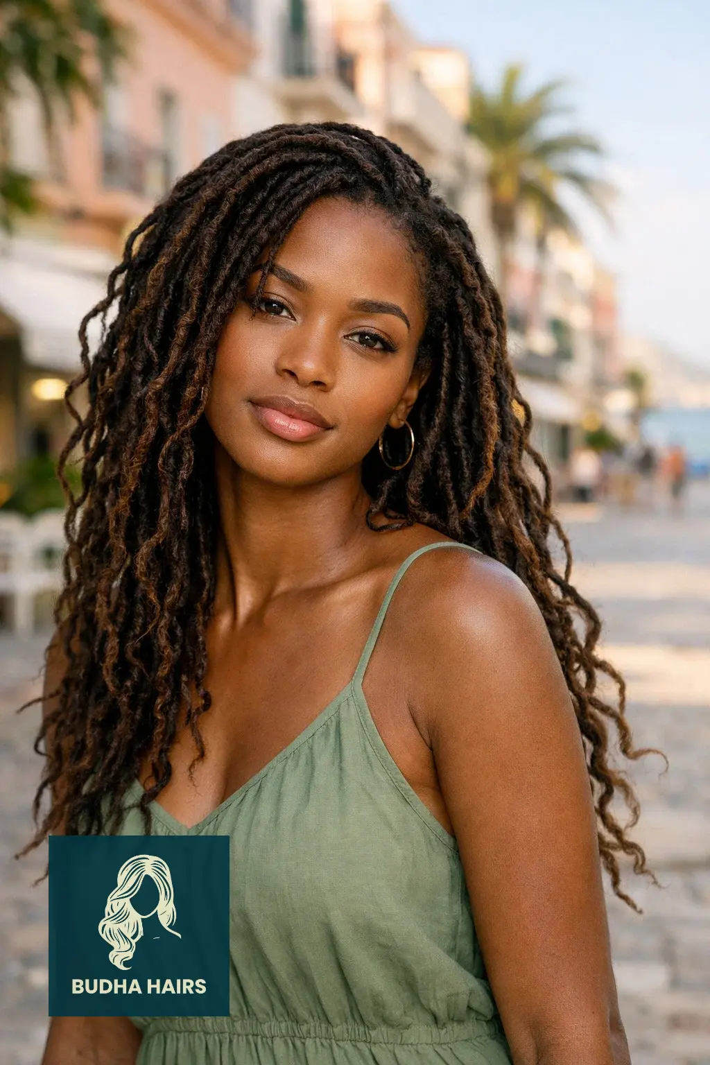 40 Best Vacation Hairstyles for Black Women: Protective & Chic 2 Boho Goddess Locs