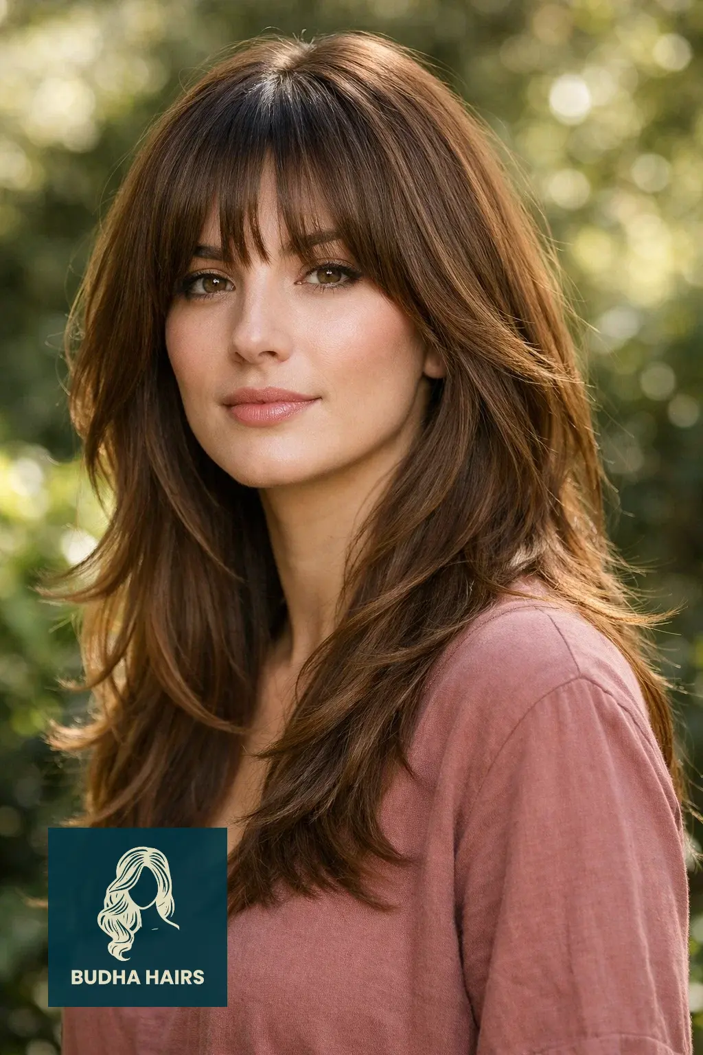 30 Trendy Long Layers with Face Framing Pieces You’ll Love 29 "Bottleneck" Fringe with Long Cascading Layers