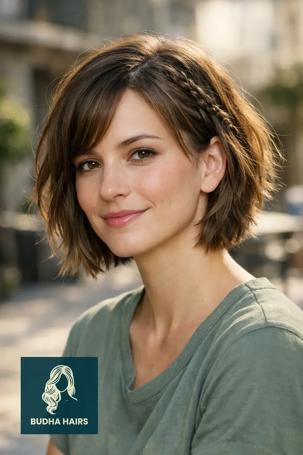 30 Ear Length Bob Hairstyles to Try When You Want a Bold Change 20 Braided Ear Length Bob