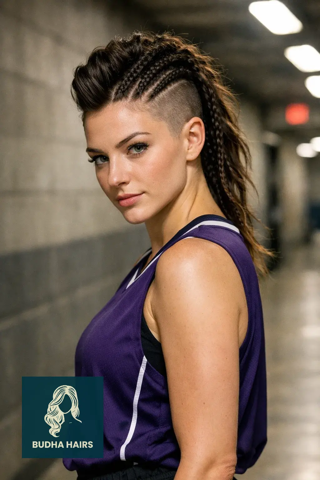 40 Best Basketball Hairstyles: Secure & Stylish On-Court Looks 14 Braided Mohawk with Shaved Sides