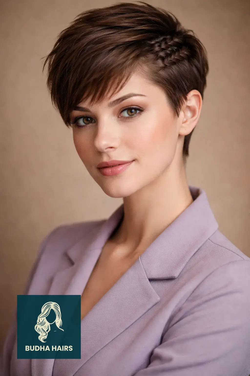 40 Best Formal Hairstyles for Short Hair: Elegant & Chic 32 Braided Side Detail for Pixies