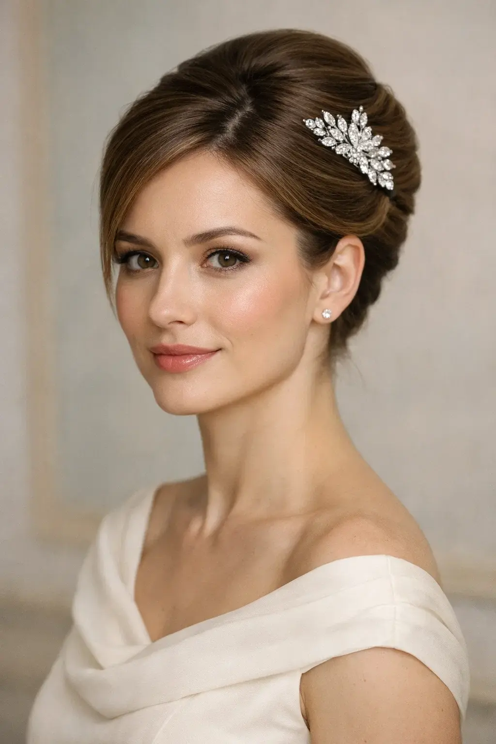 40 Best Princess Hairstyles: Majestic, Elegant & Royal Looks 17 Classic French Twist with a Diamond Comb