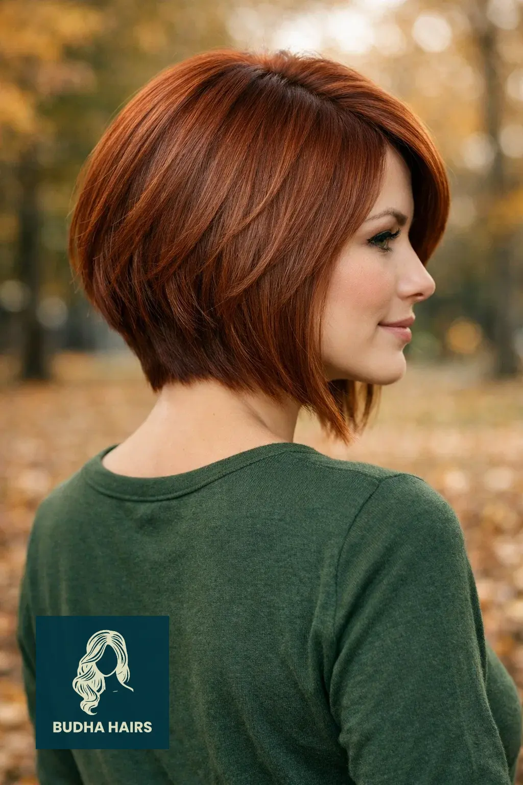 30 Side Part Wig Hairstyles Perfect for Busy Days 14 Copper-Red Textured "A-Line" Wig