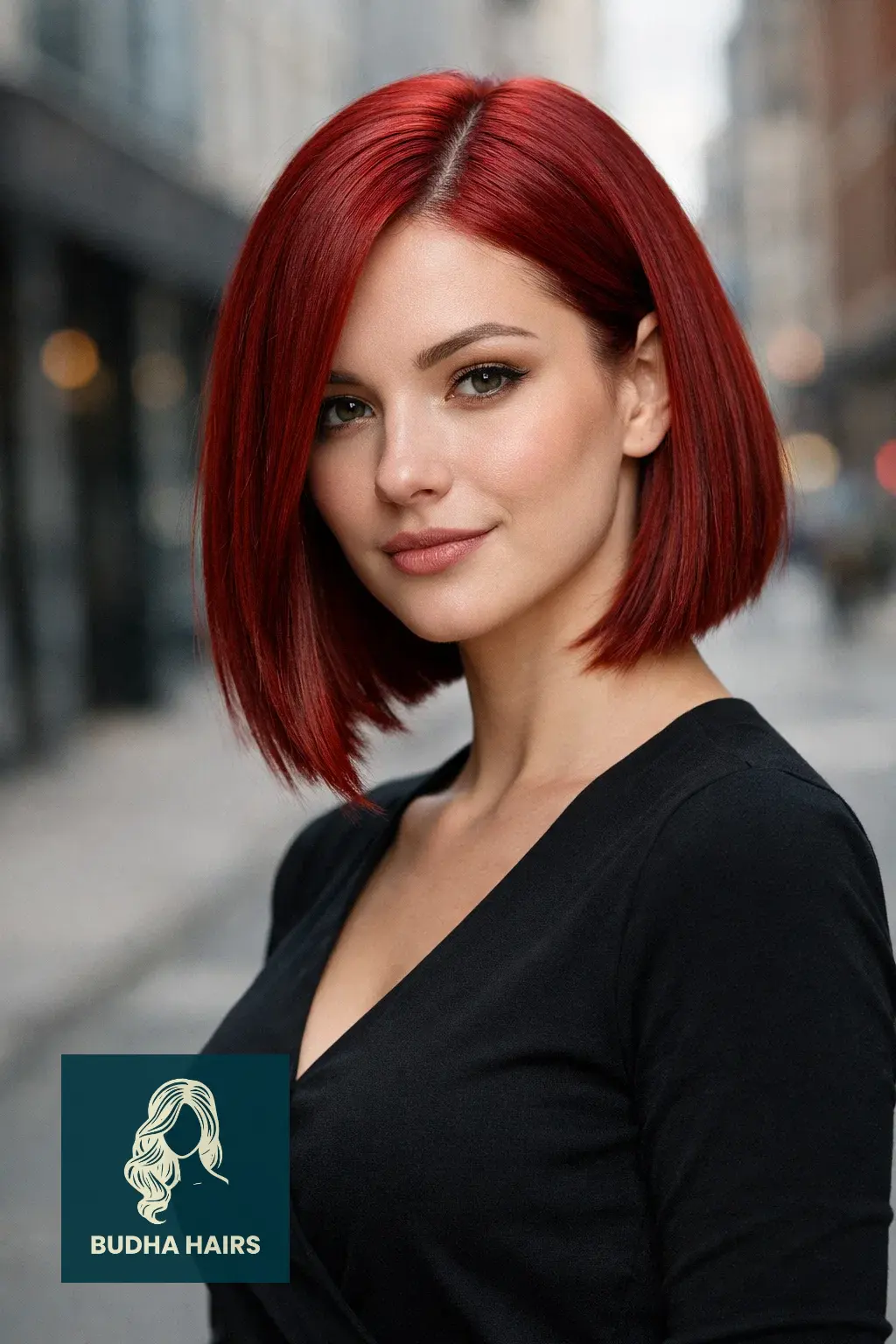 30 Chic Side Part Quick Weave Hairstyles for Any Occasion 21 Crimson Red Side Part Bob