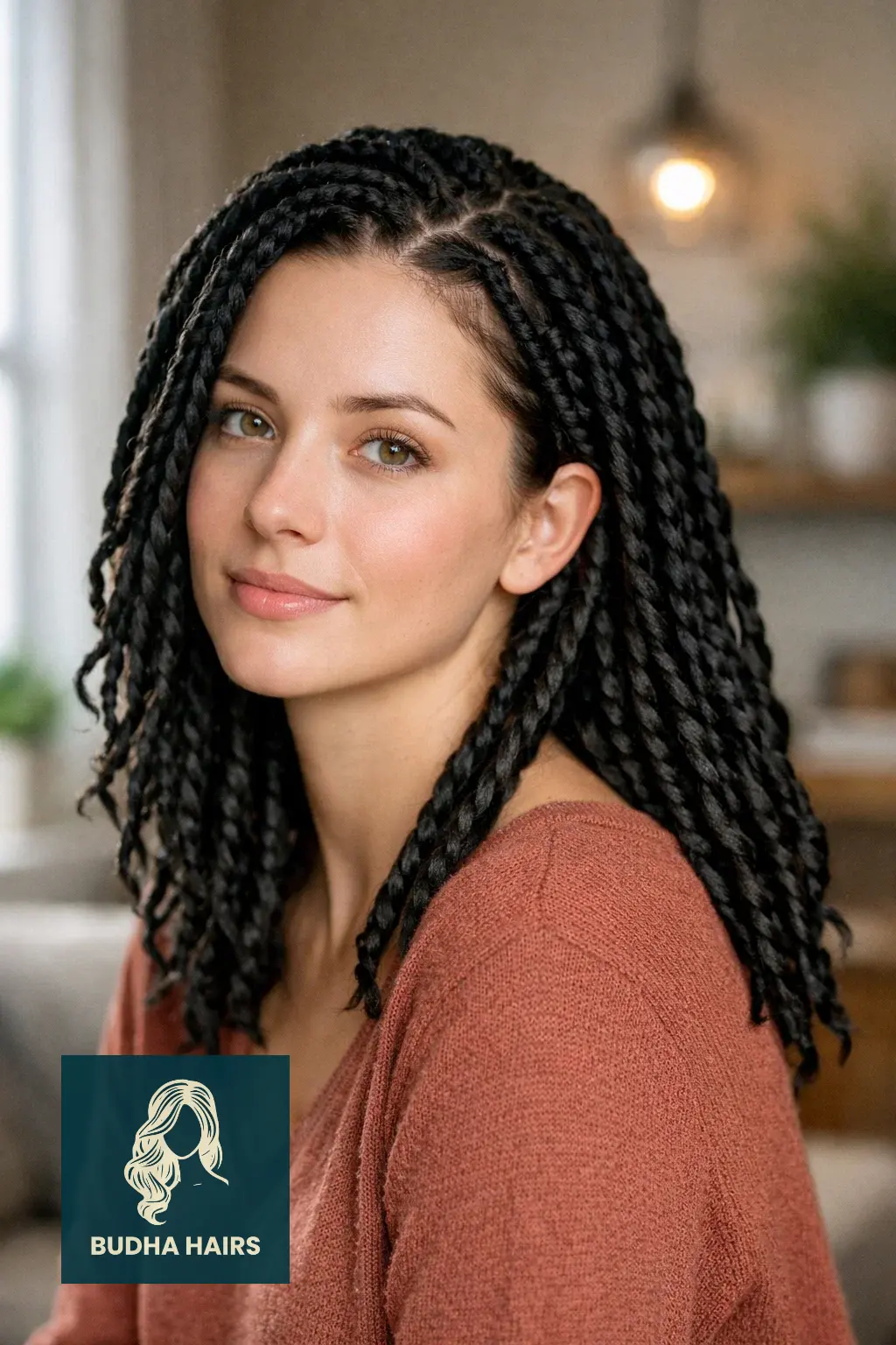 30 Best Protective Hairstyles for Thin Hair: Healthy & Chic 5 Crochet Braids with Pre-Twisted Hair