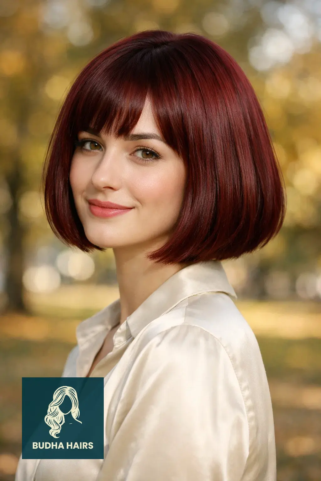 40 French Bob Haircuts For Women To Inspire Your Next Chic Makeover 20 Deep Burgundy French Bob