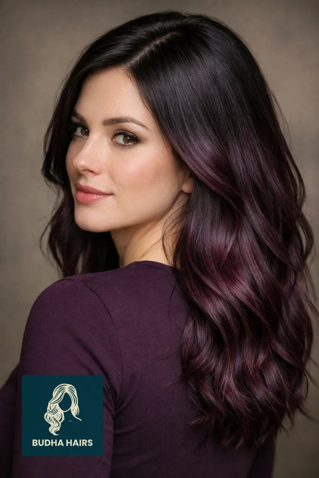 25 Best Unique Dyed Hair Ideas for a Vibrant, Trendy Look 25 Deep Plum and Raven Root Smudge