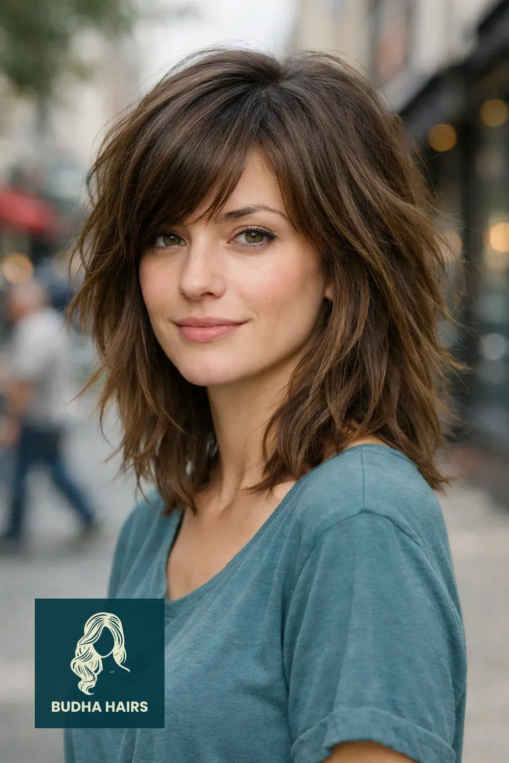 35 Trendy Short Shag Haircuts for Women to Try in 2026 20 Deep Side-Parted Textured Shag