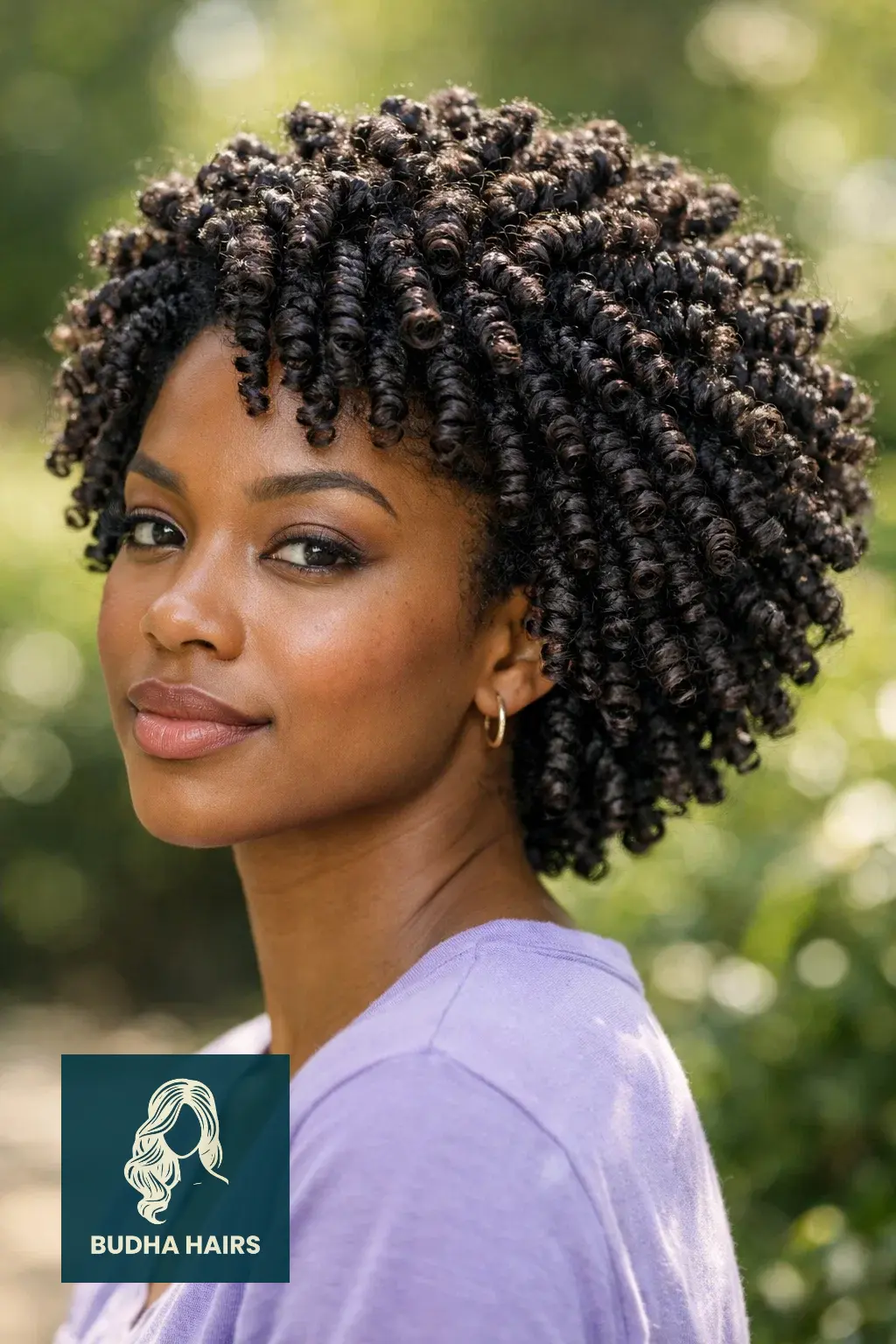 30 Afro Hairstyles for Women for Effortless Chic Vibes 25 Defined Finger Coil Afro