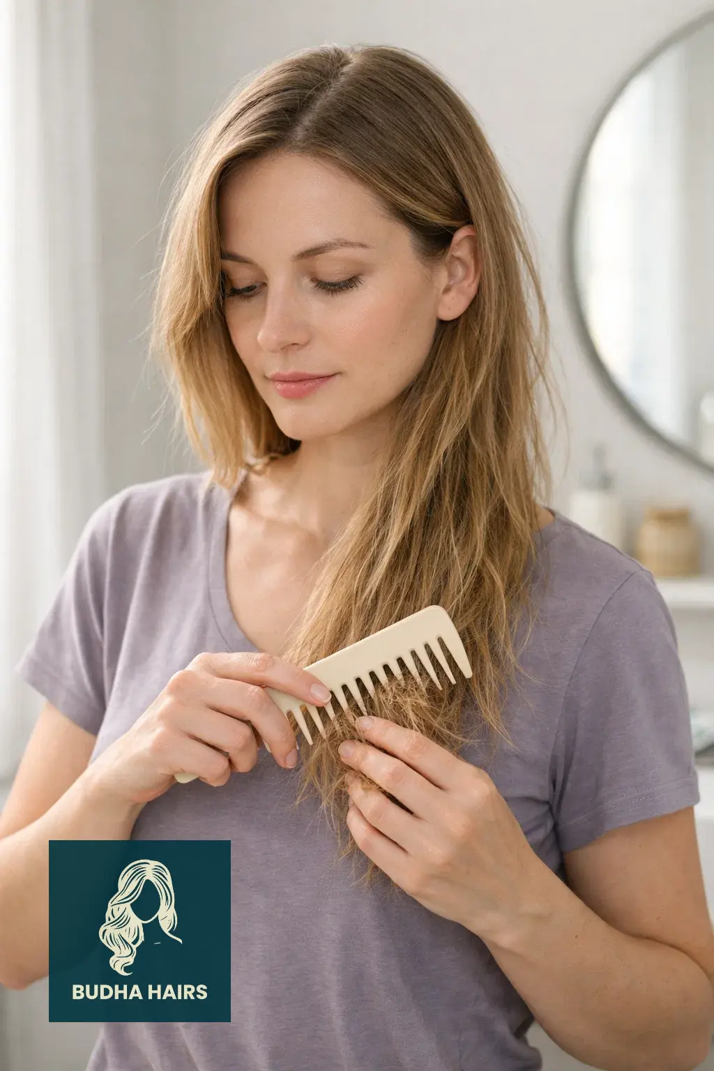 How to Prevent Hair Breakage: 10 Causes & 10 Expert Tips 1 Detangle Gently with a Wide-Tooth Comb