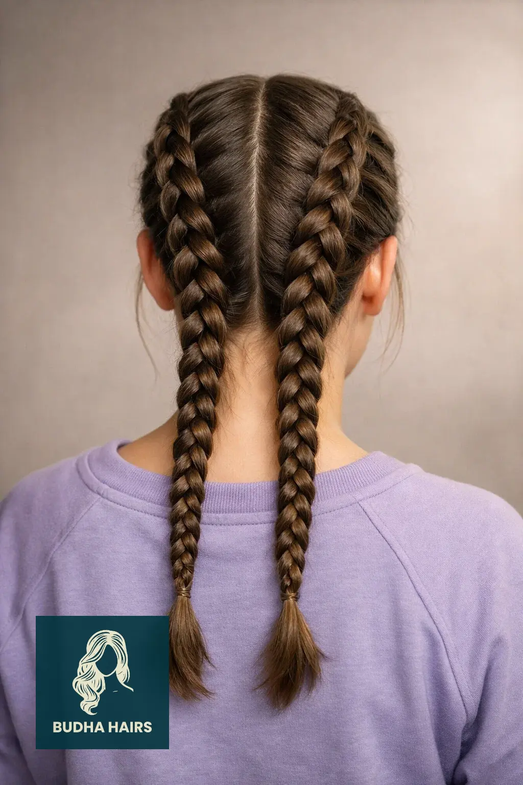 30 Best Hairstyles for School: Fast and Easy Looks for Students 3 Double Dutch Braids