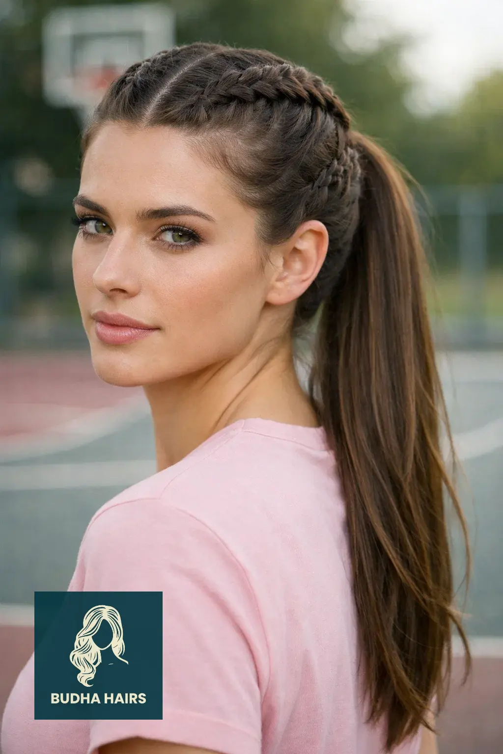 25 Best Out of Face Hairstyles for a Polished, Chic Look 25 Double French Braided Ponytail