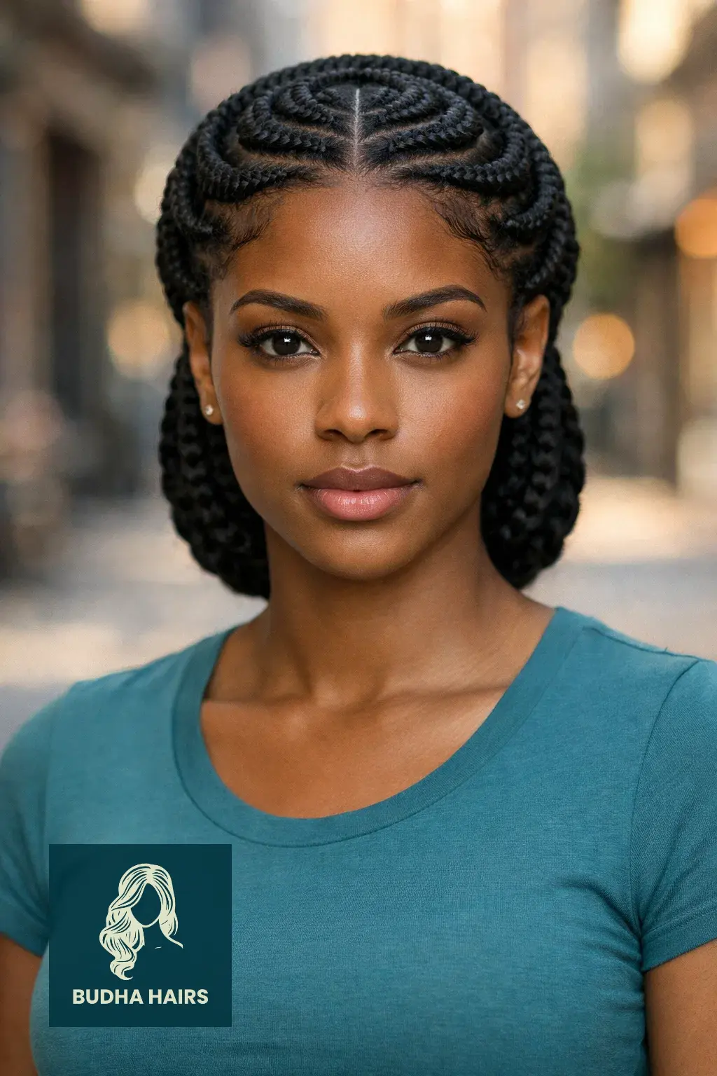 25 Cornrows Braids For Black Women To Elevate Your Everyday Style 23 Double Halo Cornrow Braid