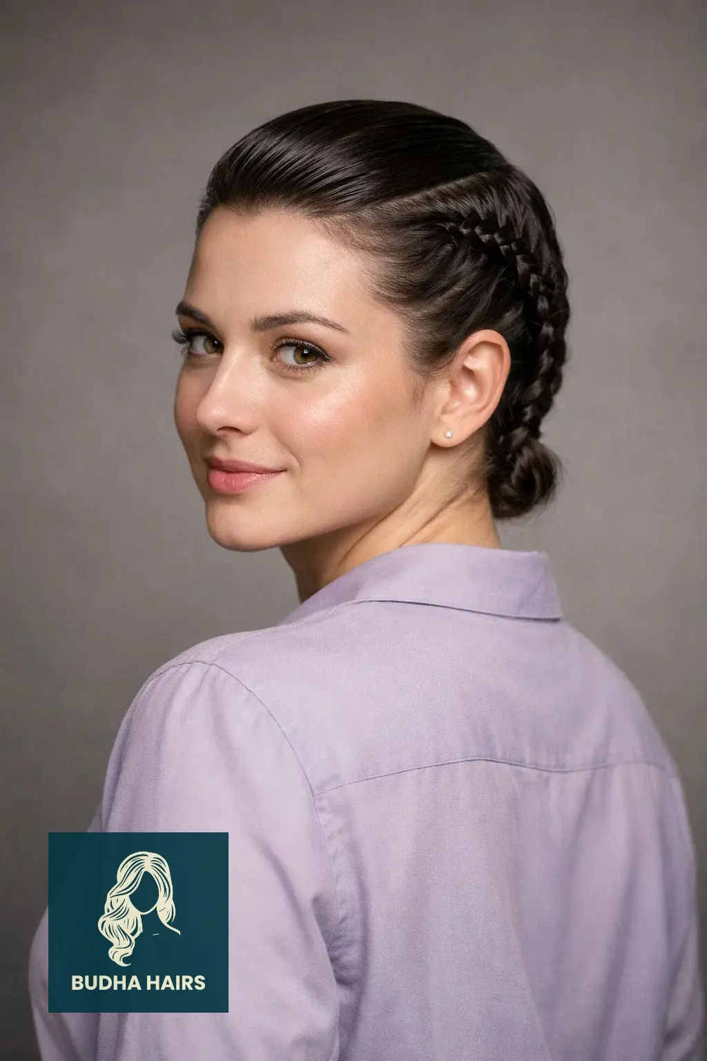 40 Best Formal Hairstyles for Short Hair: Elegant & Chic 15 Double Side Braids with Slicked Top