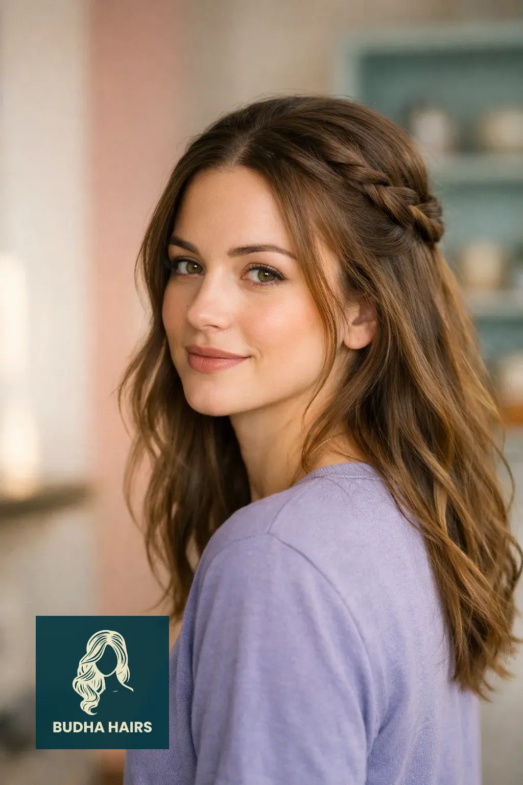 40 Quick & Easy Hairstyles: The Ultimate Guide for a Daily Refresh 12 Double Twisted Half-Up