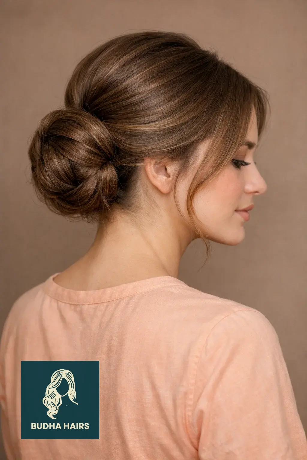 30 Best Cute Hairstyles for Medium Hair for a Sharp, Chic Look 27 Elegant Chignon with Front Wisps