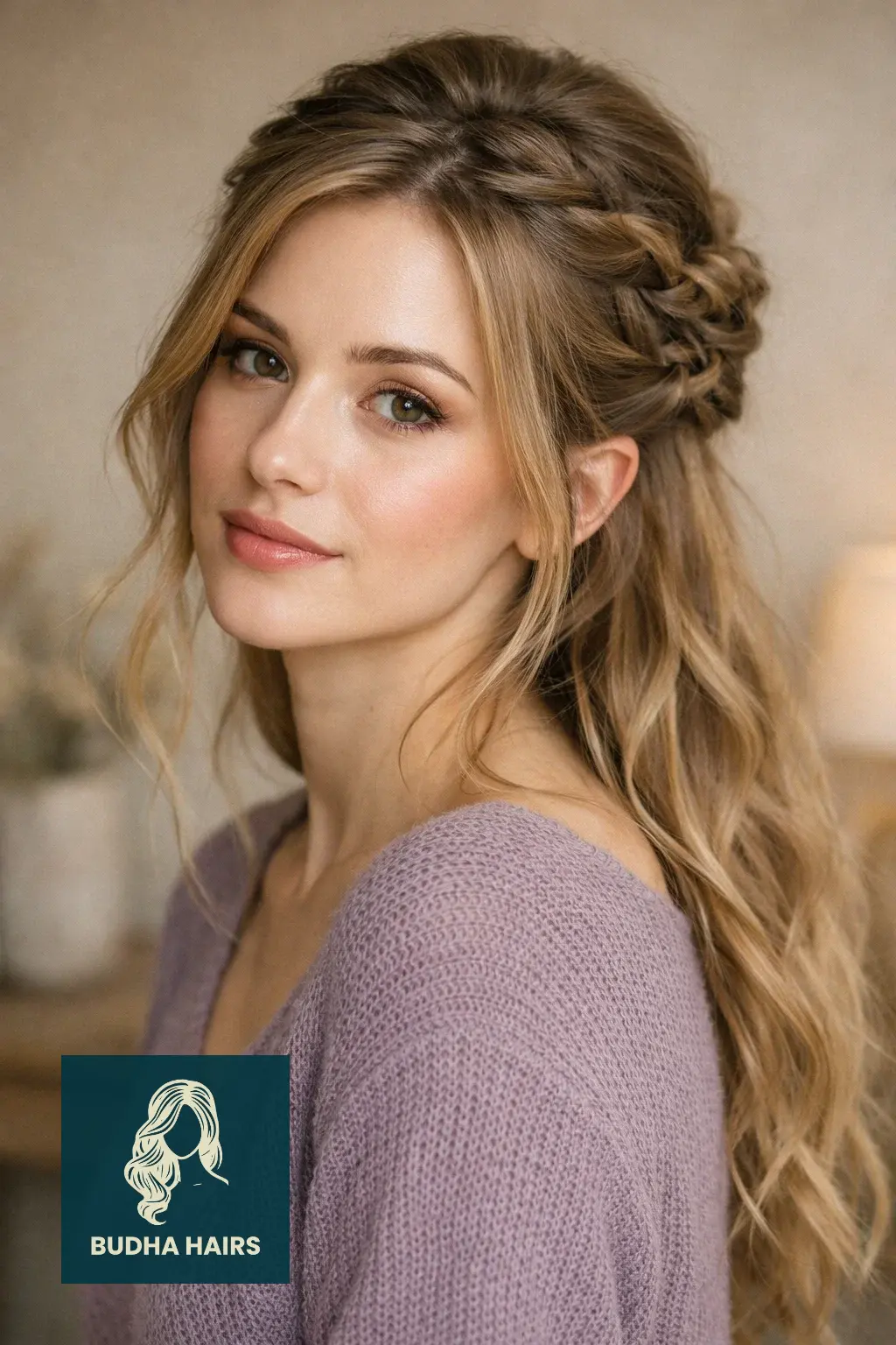 30 Best Fairy Hairstyles: Enchanting, Whimsical & Ethereal Looks 2 Ethereal Half-Up Twisted Fairy Hairstyles