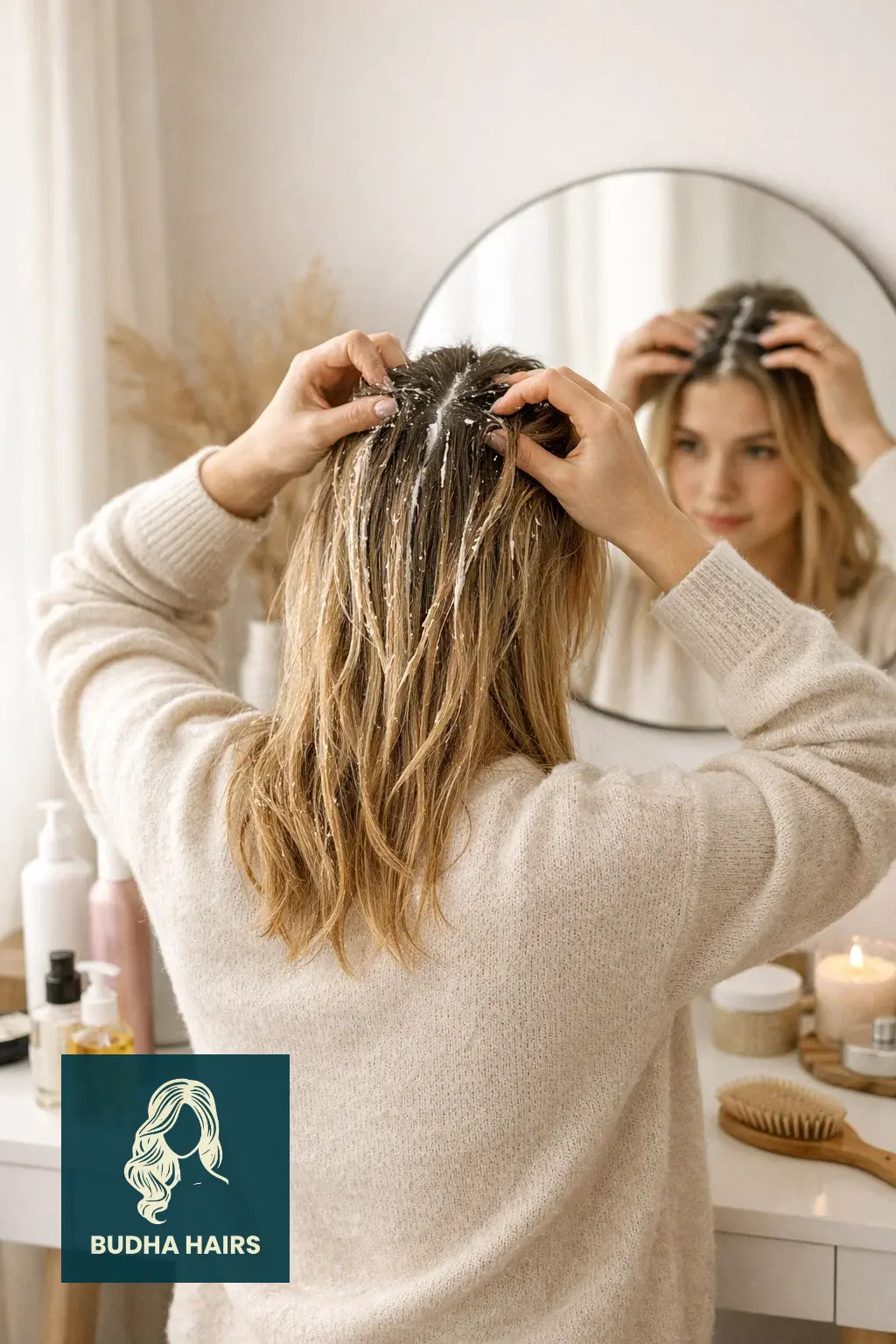 Sticky Hair After Washing: Common Causes & Simple Fixes 2 Excessive Product Buildup
