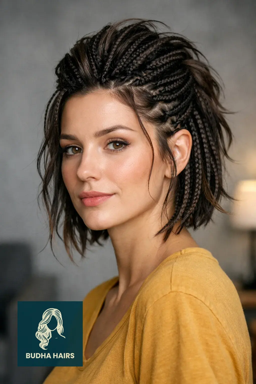 35 Stylish Boho Bob Knotless Braids for Fresh Looks 30 Faux-Hawk Styled Voluminous Bob