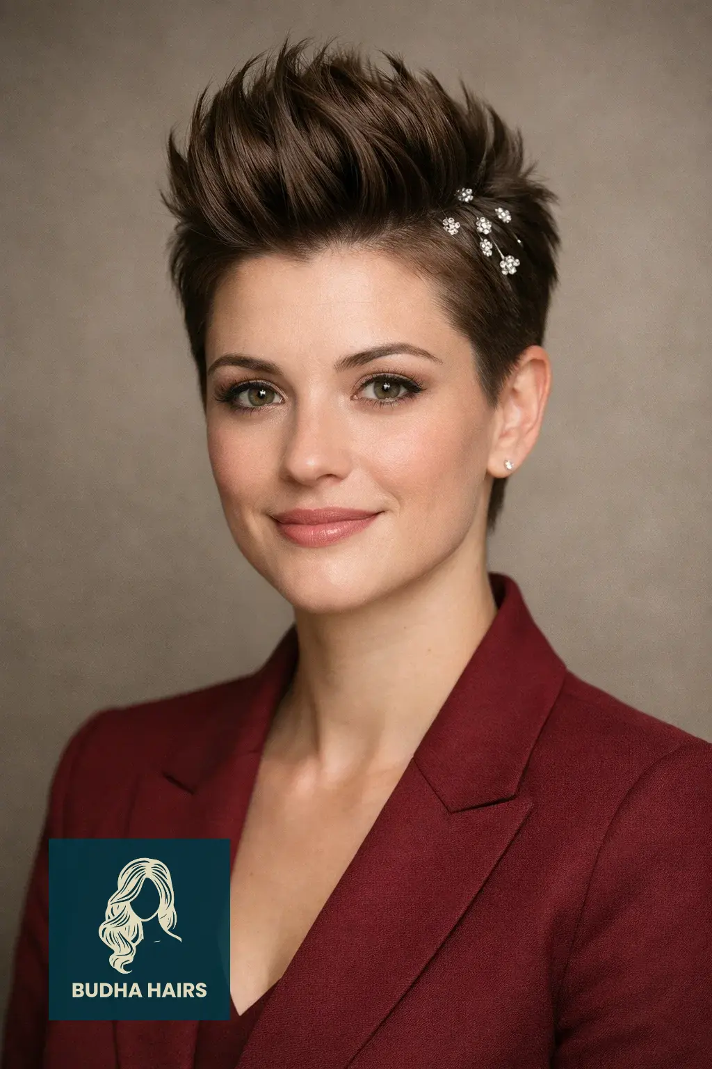 40 Best Formal Hairstyles for Short Hair: Elegant & Chic 4 Faux Hawk with Sparkling Accessories