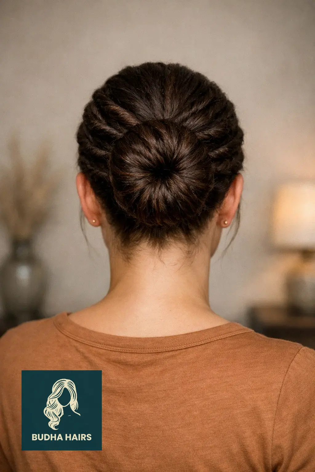 30 Best Protective Hairstyles for Thin Hair: Healthy & Chic 27 Flat-Twisted Updo with a Bun