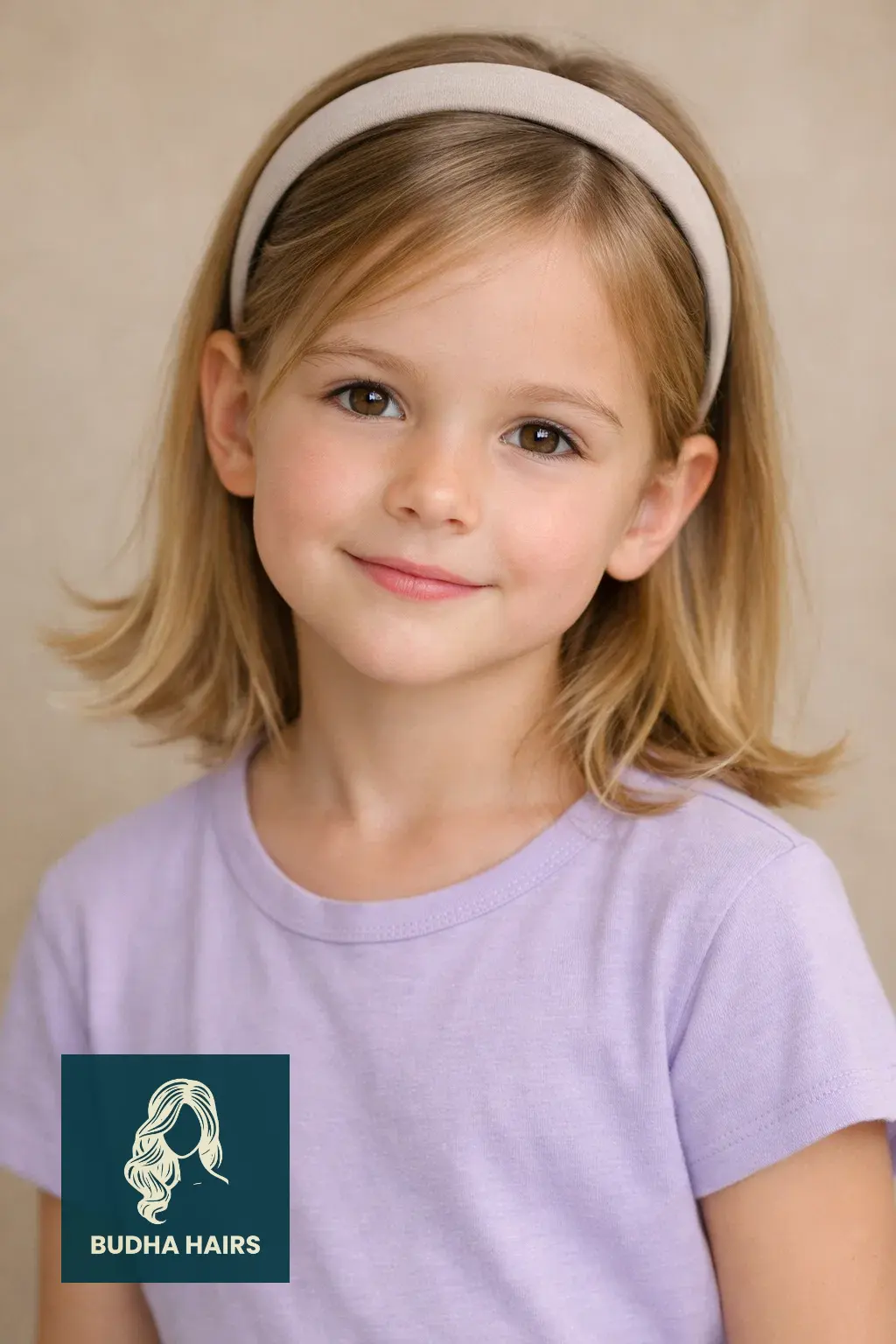 30 Best Hairstyles for Thin Hair for Kids for a Full Look 17 Flipped-Out Ends with a Headband