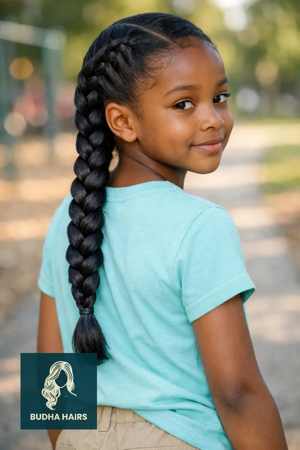 30 Adorable Braid Hairstyles for Kids You Will Love 15 Four-Strand Braid for Beginners