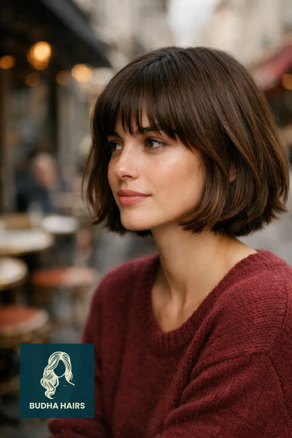 30 Ear Length Bob Hairstyles to Try When You Want a Bold Change 2 French Girl Bob with Bangs
