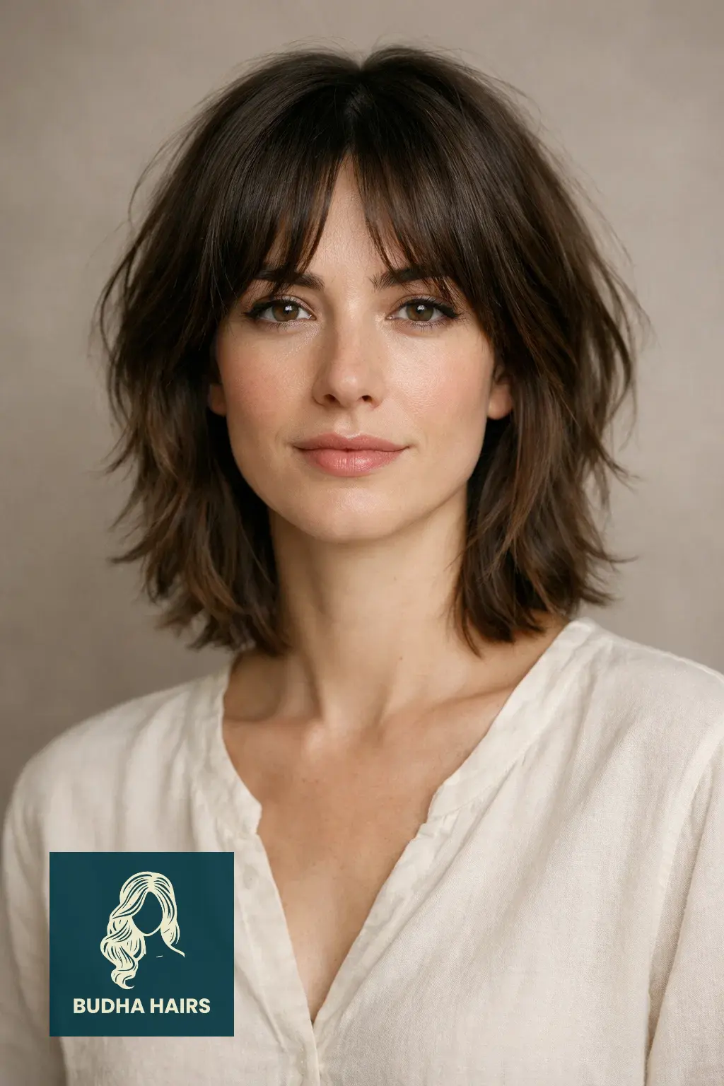35 Trendy Short Shag Haircuts for Women to Try in 2026 9 French-Inspired Short Shag with Curtain Bangs