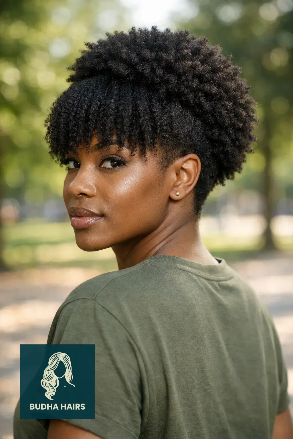 30 Afro Hairstyles for Women for Effortless Chic Vibes 27 Fringed "Bottleneck" Afro