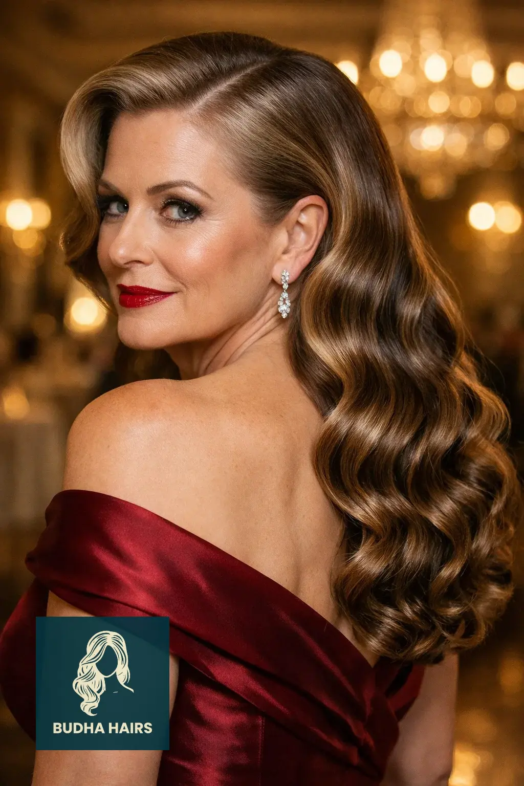 30 Best Mother of the Bride Hairstyles: 2026 Wedding Guide 4 Glamorous Hollywood Waves