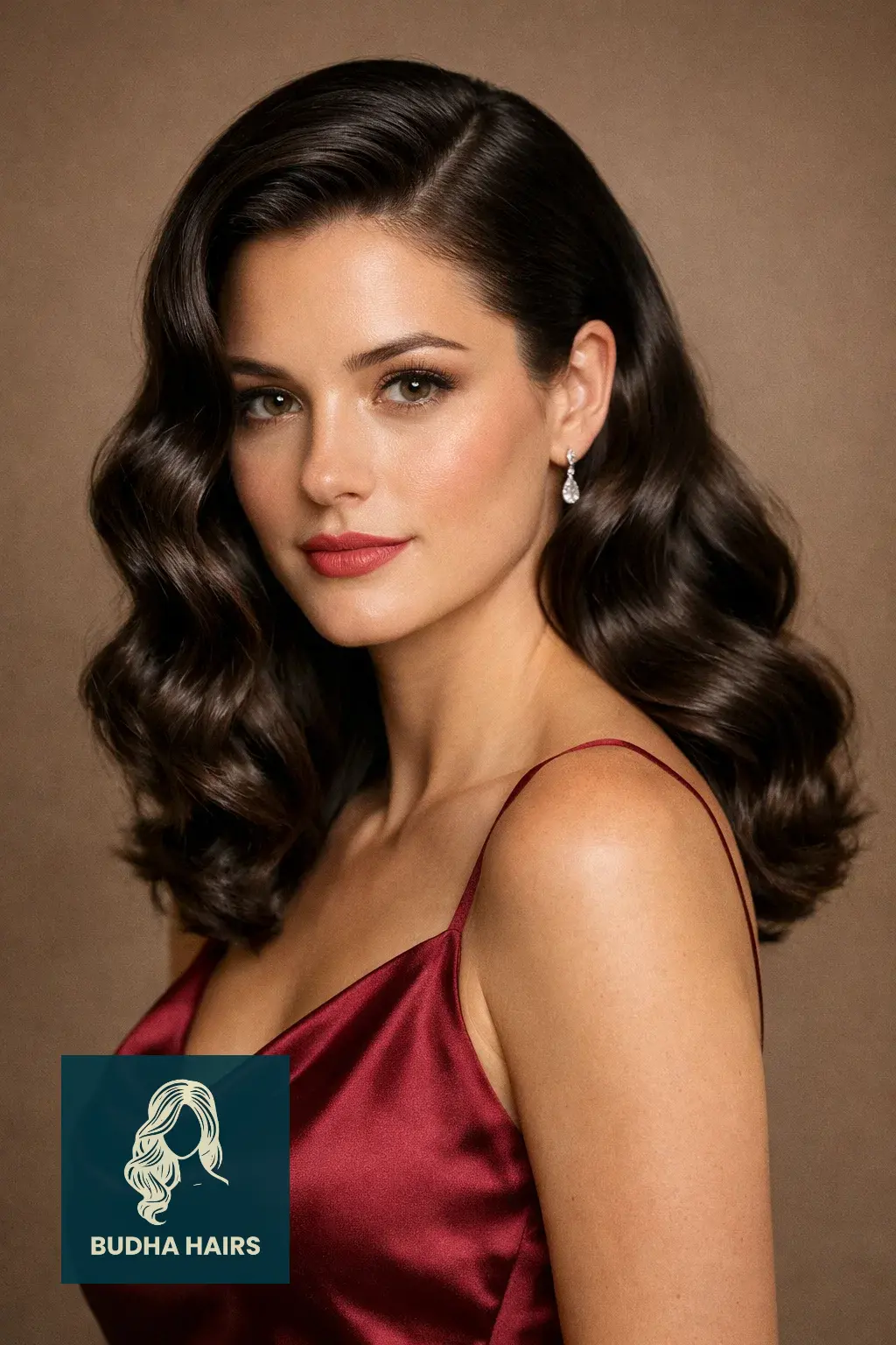 40 Timeless Wedding Guest Hairstyles That Never Go Out of Style 5 Glossy Old Hollywood Waves