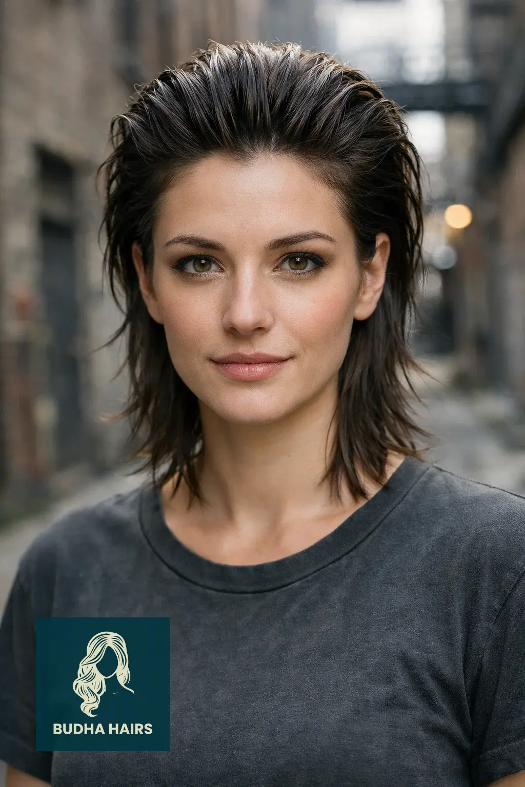 35 Trendy Short Shag Haircuts for Women to Try in 2026 26 Grunge-Inspired Slick-Back Shag